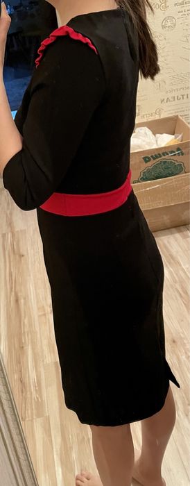 Костюм платье бархатное