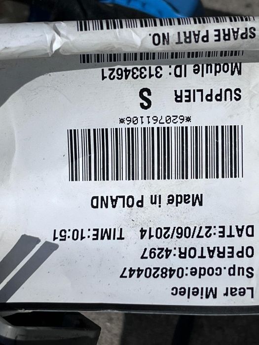 Instalatie Electrica Plansa Bord Volvo V40 Hatchback 525, 526 2012 -> 31334621