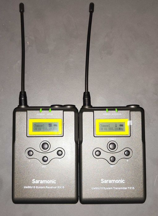 Микрофон Saramonic UwMic15 RX15 + TX15 (приемник и предавател)