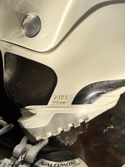 Обувки за ски Саломон 26/26.5отлично състояние