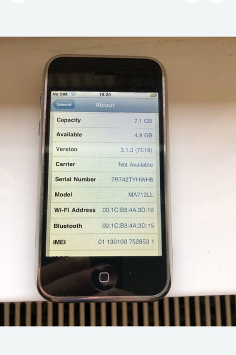 Iphone 1 primul aparut 2 g