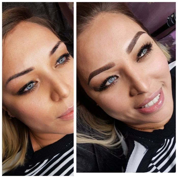 Ареола груди, микроблейдинг, пудровое напыление, теневые стрелки