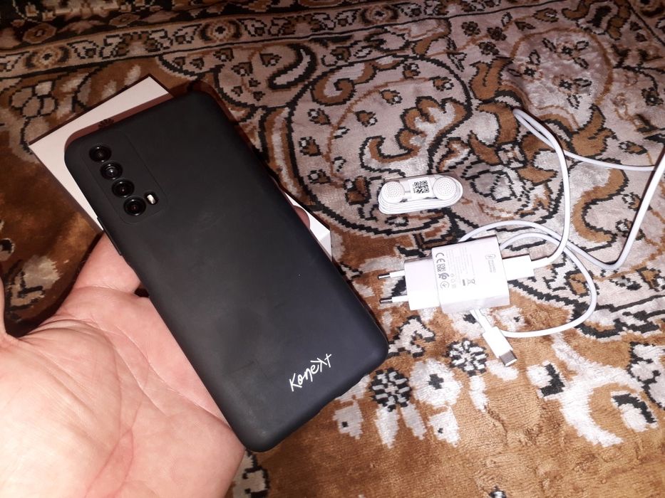 Huawei P Smart 2021 husa si folie de sticla