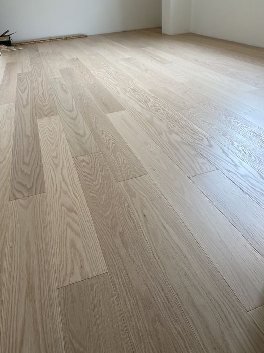 Естествен трислоен висококачествен паркет ЧЕРВЕН ДЪБ внос от Канада