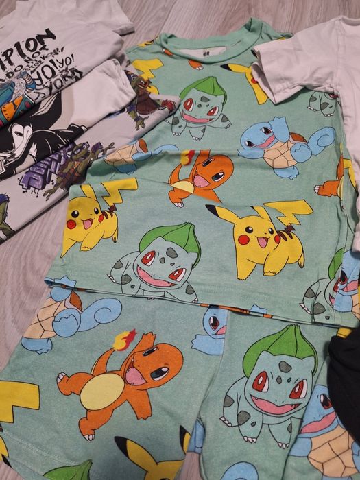 Тениски с къси гащи H&m pokemon