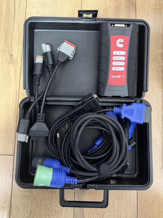 Tester/Diagnoza Inline 7 pentru Cummins/Komatsu+Laptop Dell cu Softul Insite 8.9 si Calterm 4.7 instalate