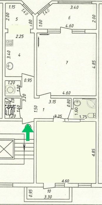 ‼️Паркентский 2/7/9 80м2‼️М. Риёзий ор-р Рынок‼️Укомплектованная