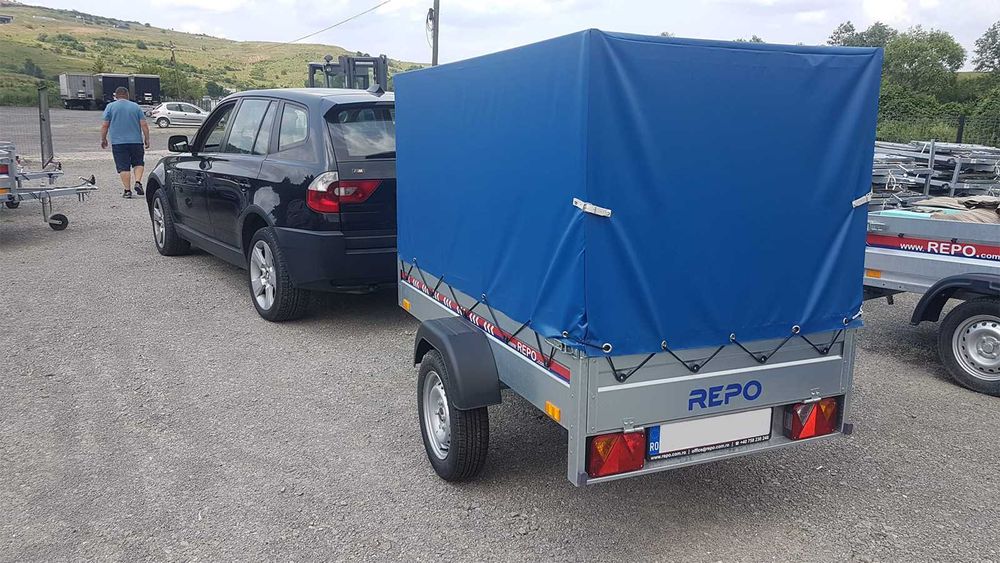 Remorca 750 kg NOUA REPO accesorizabila, Mono Ax,Rar Inclus garantie