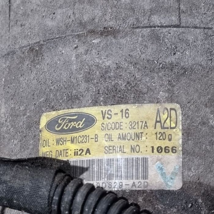 Compresor clima Ford EcoSport II 1.0 EcoBoost 2013 - 2017 125CP M1JC M1JJ M1JU (1389) ...