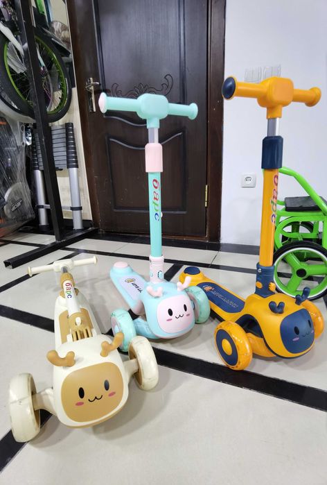 Детский самокат "Олень"