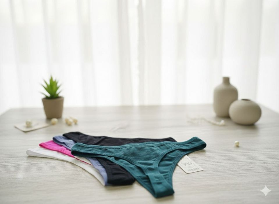 Набор Женских Трусиков-Стрингов. (Комплект 5 шт)M и L