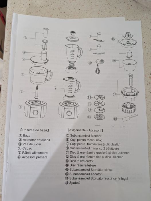 Robot de bucatarie ZASS