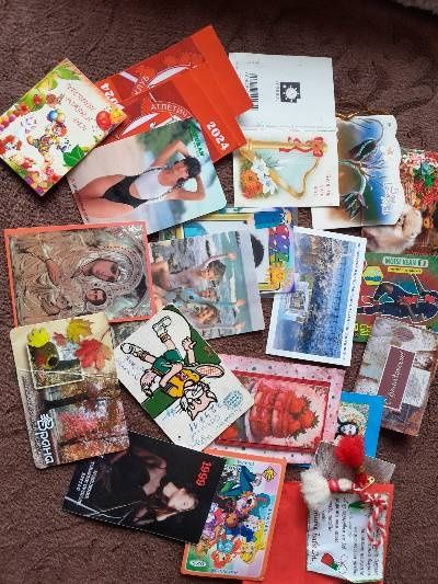 Стари картички и клендарчета