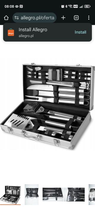 Барбекю аксесоари Комплект 26 части BBQ  принадлежмости  Подарък