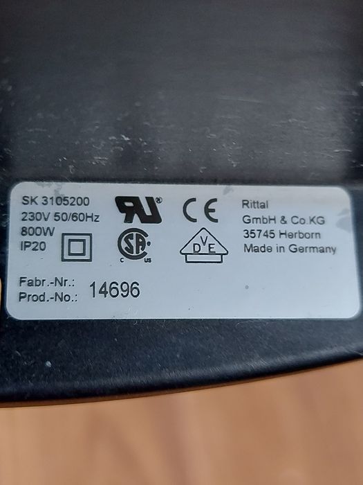 Обогреватель воздуха Rittal.