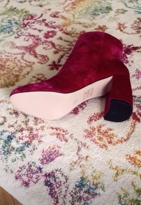 Botine noi catifea 39