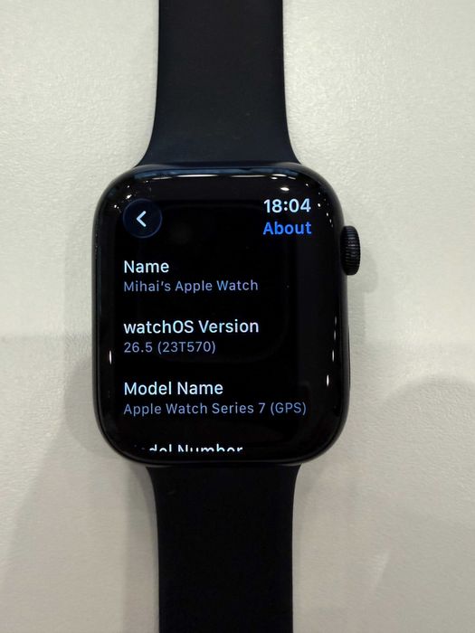Apple Watch Series 7 45mm Midnight Alumiun Case GPS