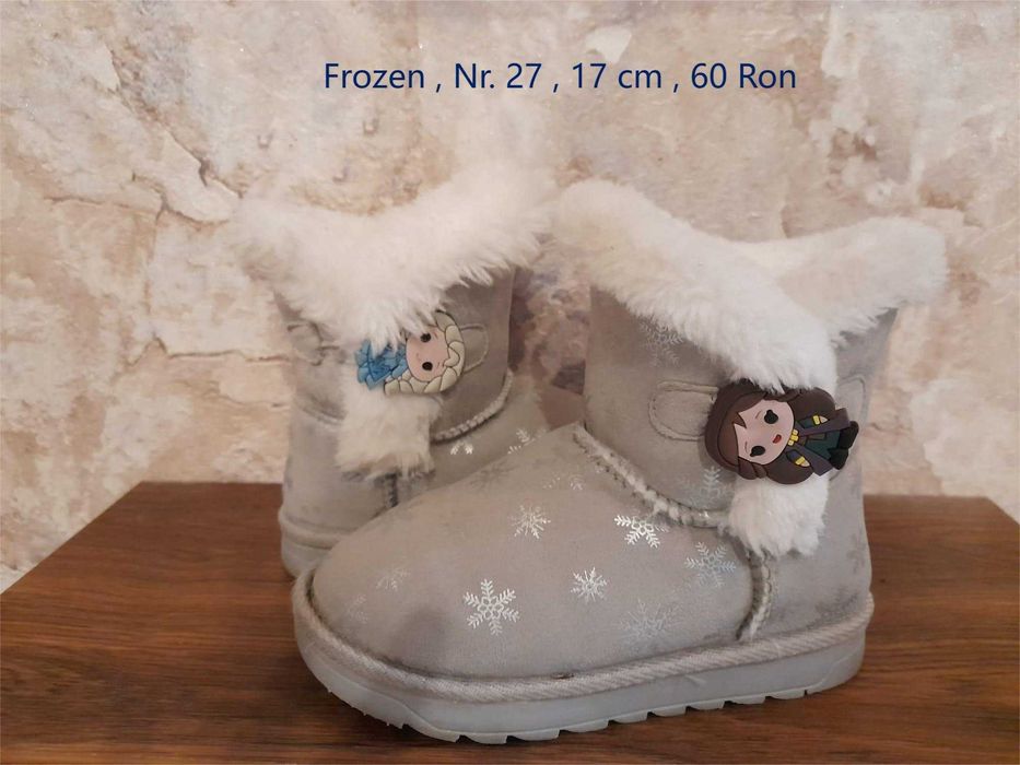 Ghete, botine și cizme de iarnă pentru copii mărimi între 24 și 27