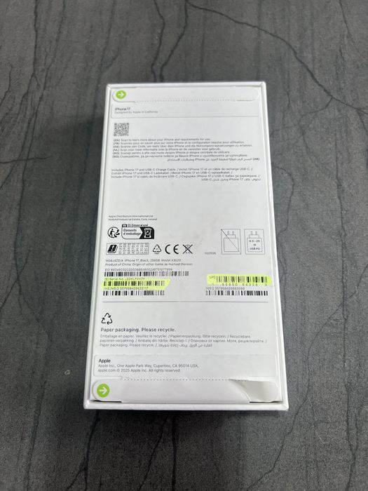 iPhone 17 Nou Sigilat Black 256GB MDM !