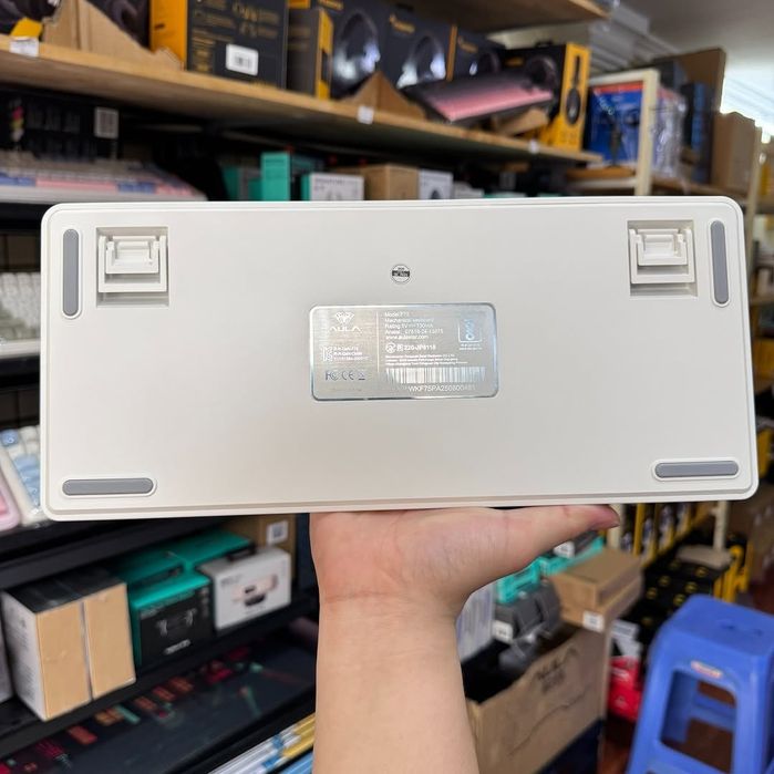 Aula f75 rgb white Беспроводная Механическая Клавиатура