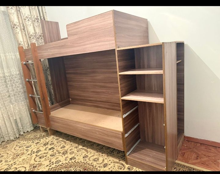 Детская кровать, спальный кровать со шкафом, полуавтомат стиралка