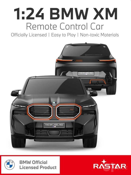 RC BMW XM, черный, пульт 2,4 ГГц | Официально лицензированная модель