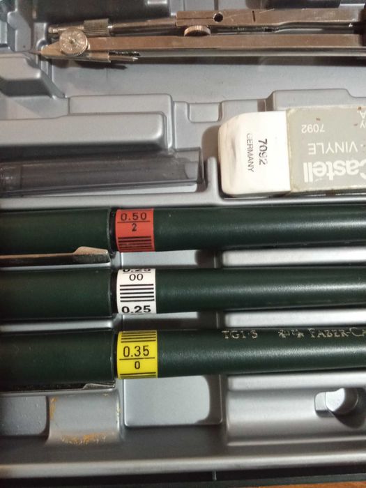 Мастилени писалки Faber-Castell TG13: 3 бр.-0,25, 0,35 и 0,5 мм