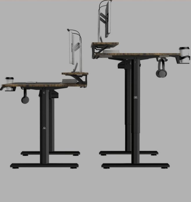 Гейминг бюро Ultradesk - Highlander XXL, 72-117 cm, кафяво computer desk electronic height adjustment