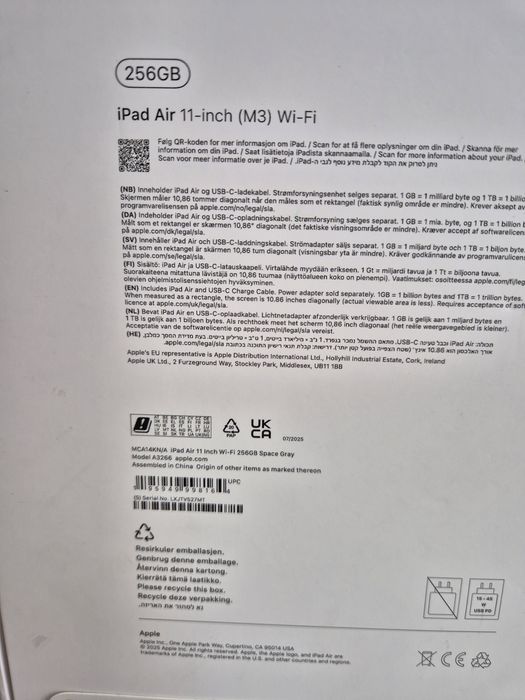 Ipad Air 11 INCH M3 256 GB SIGILATA *Expert Amanet*