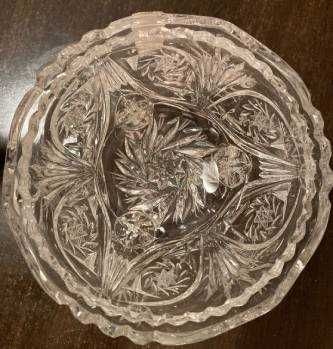 Кристална ваза,  кристална купа, стъклена ваза