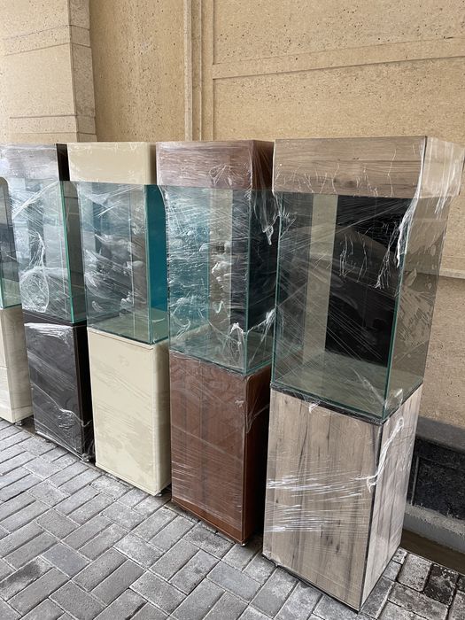 Akvarium 100 litrlik oynasi 1 sm