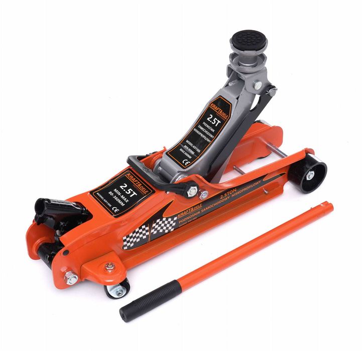 Нископрофилен хидравличен крик тип ''крокодил'' KRAFT & DELE , 2.5 T