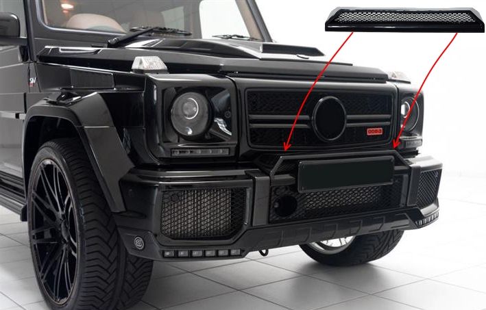 Добавка за предна броня G class W463 dobavka predna bronq Г клас в463