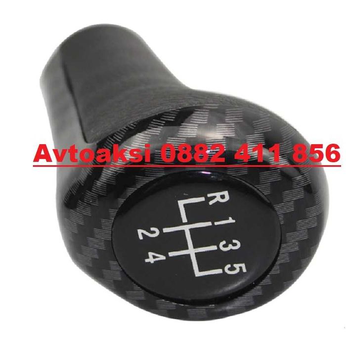 Топка за скоростен лост БМВ/BMW 5/6ск. Карбон