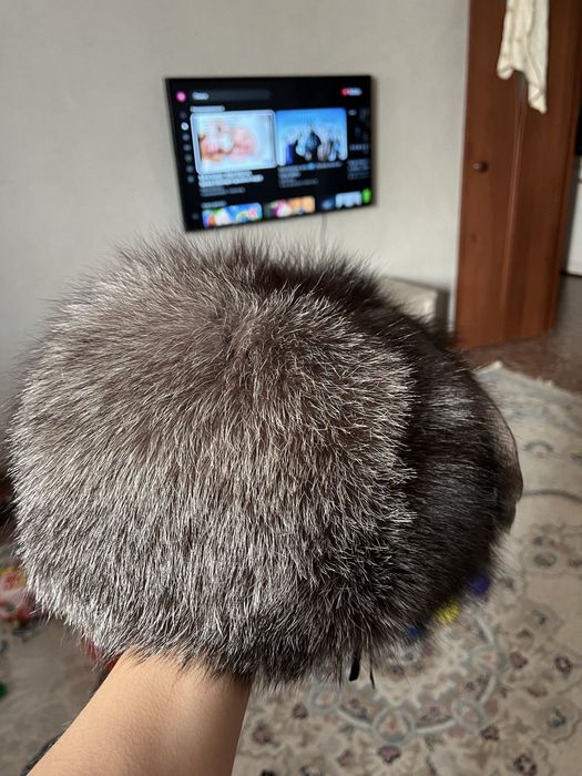 Шапка чернобурка