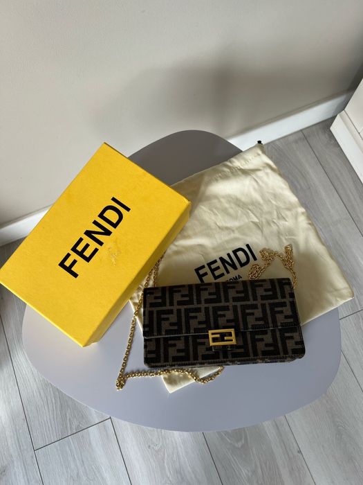 Fendi Compact Baguette Wallet Bag