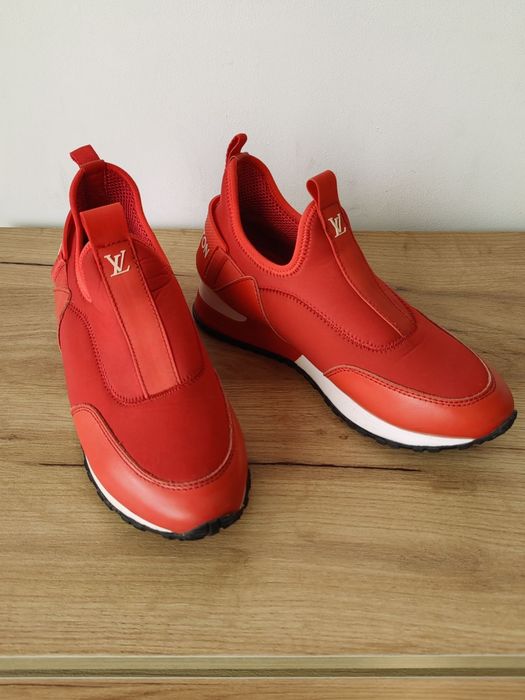 LOUIS VUITTON  Slip-On червени дамски маратонки без връзки, 39 номер