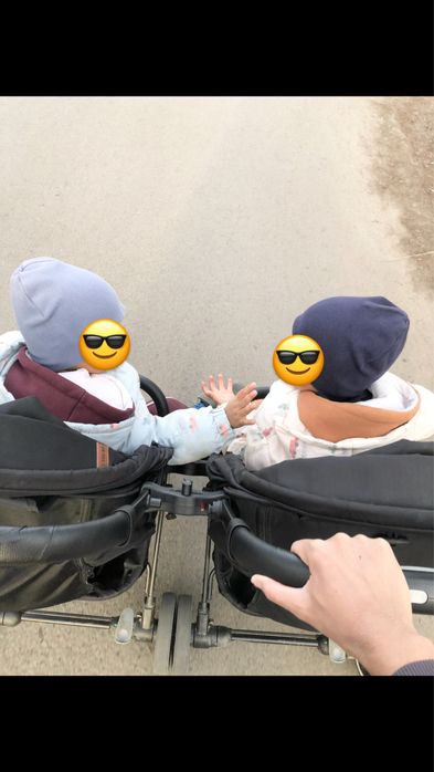 Коляски для двойни, погодок