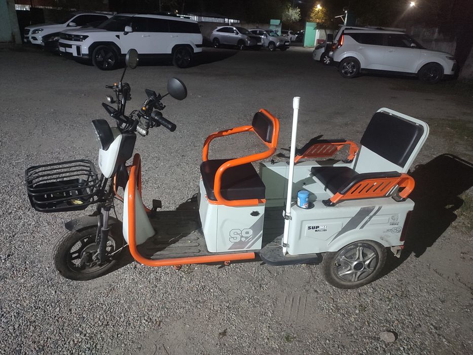 Продам электро трицикл в отличном слстояний, куплен в июне.