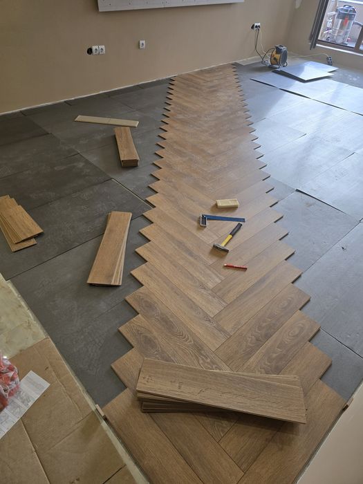 Монтаж, редене на ламинат