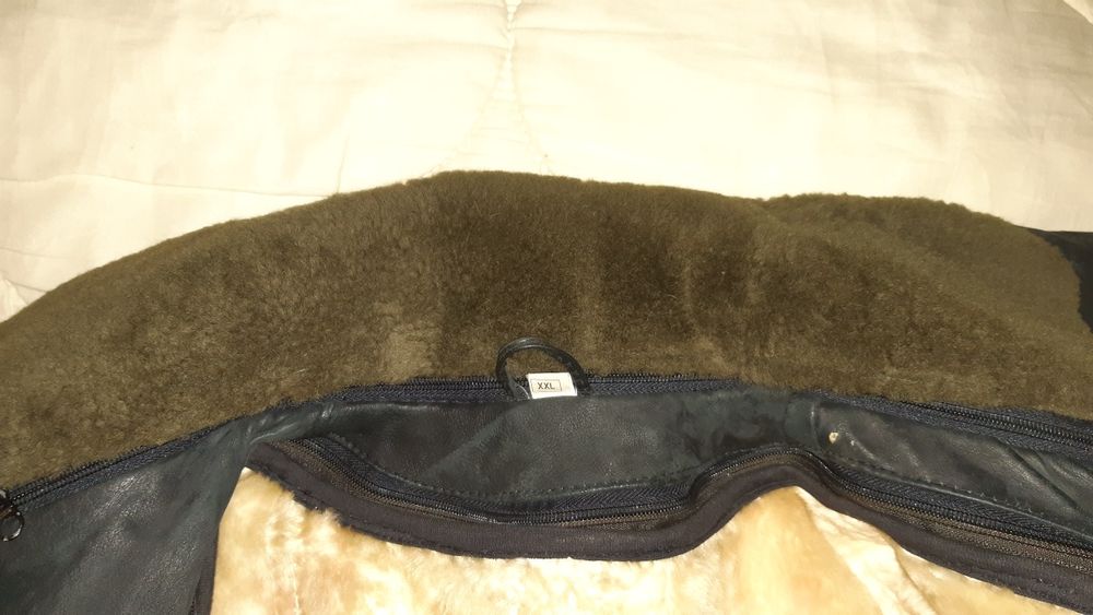 Кожанная куртка мужская Пилот