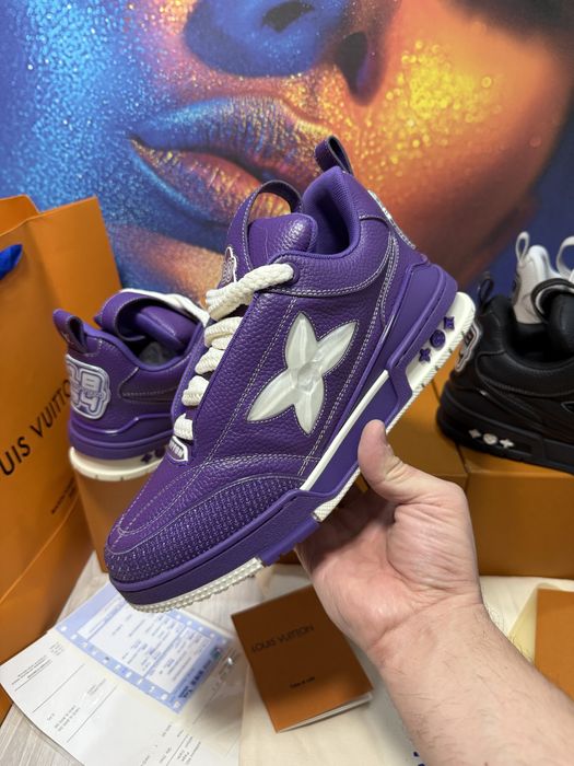 Adidasi Louis Vuitton Skate piele naturala Full Box colectie noua