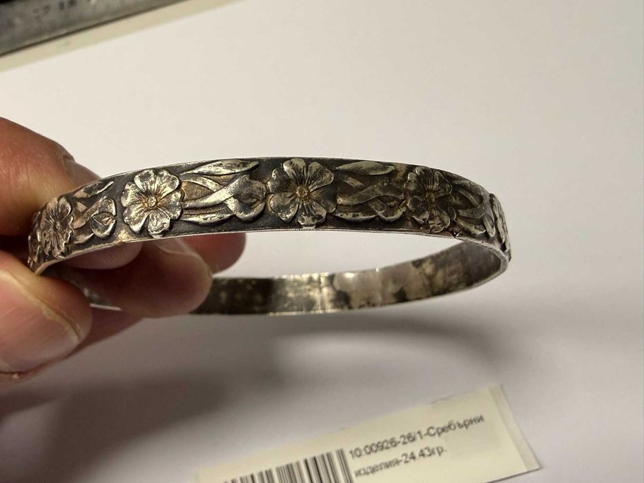 Дамска сребърна гривна - 24.43гр.