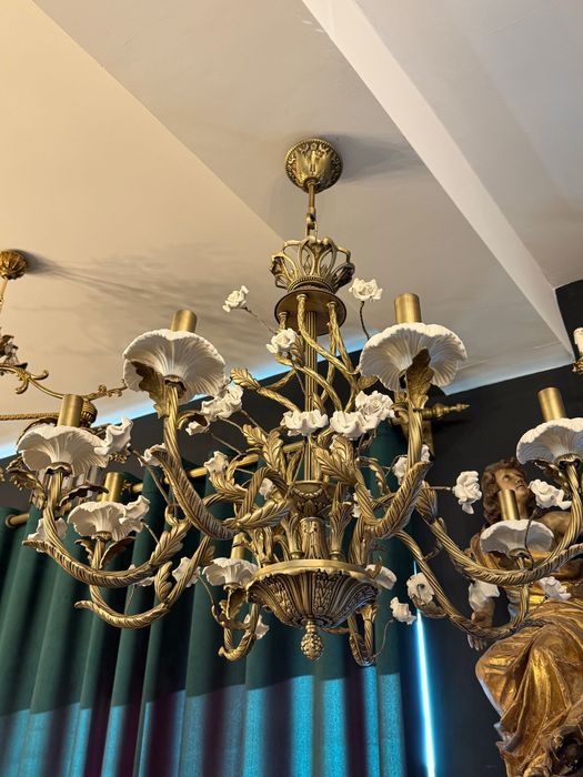 Candelabru din bronz masiv