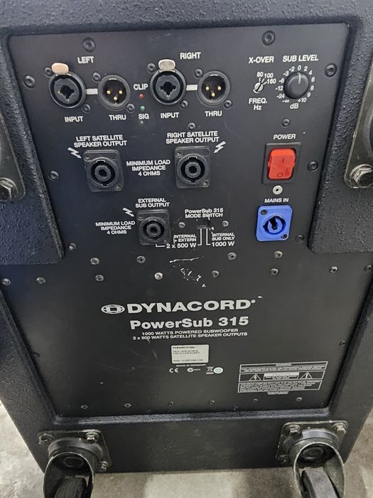 Sistem  activ Dynacord / VL 262 / Powersub 315 /  2 x Sub 115