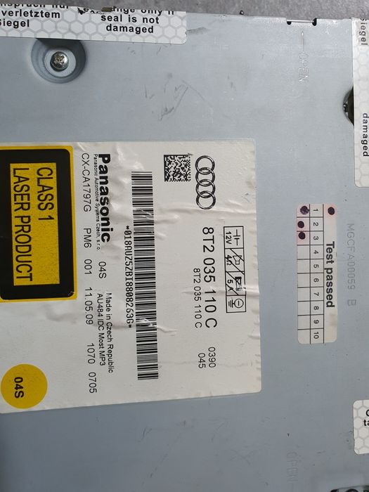 Audi concert A4 B8/Audi multimedia A4 B8/CD changer Audi A4 B8 Ramnicu Valcea • OLX.ro