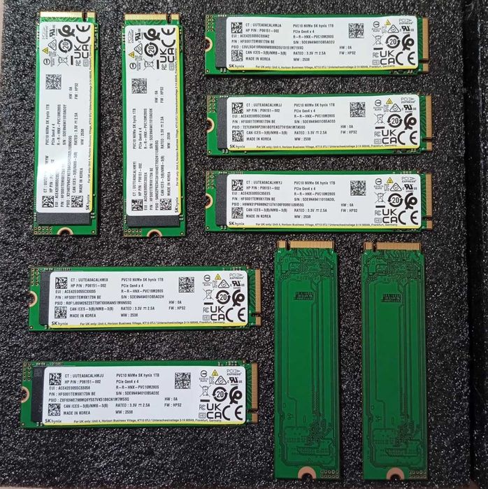 SSD 1TB 7000 MB/s M.2 NVMe, SK Hynix, PCIe 4.0 X4 NOU Bulk
