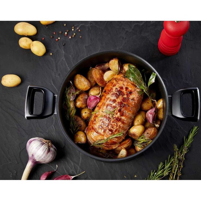 Cratita TEFAL Unlimited 5.2 l, diametru 24cm capac oala sigilata noua