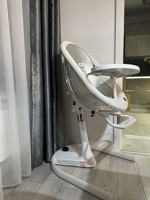 scaun de masa  copii Mina moon silver