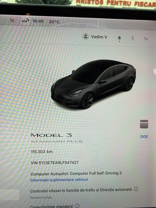 Tesla model 3 STD Plus